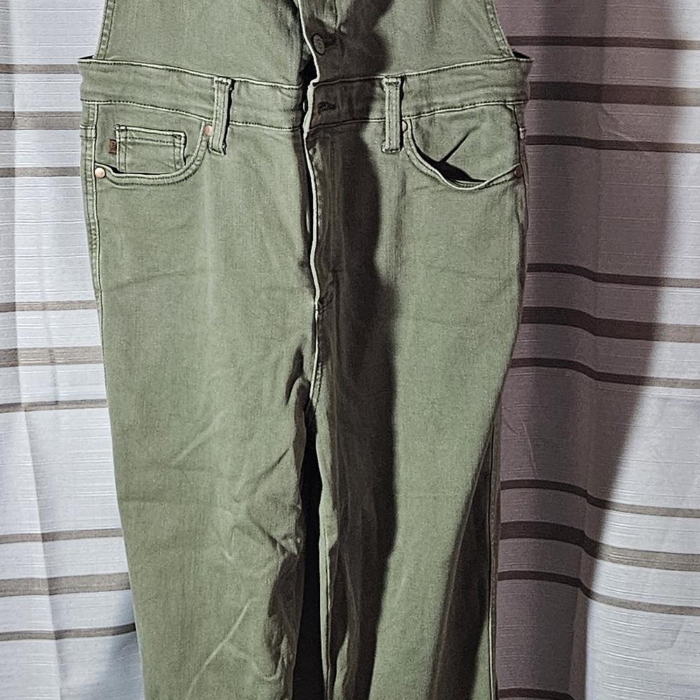 Judy Blue Olive Green Denim Overalls